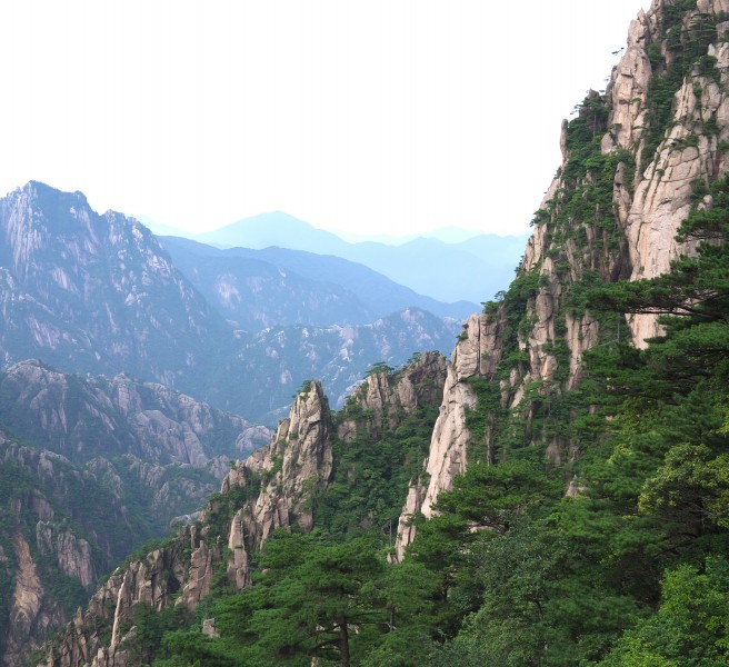 大自然风景鬼斧神工的安徽黄山风景图片 7