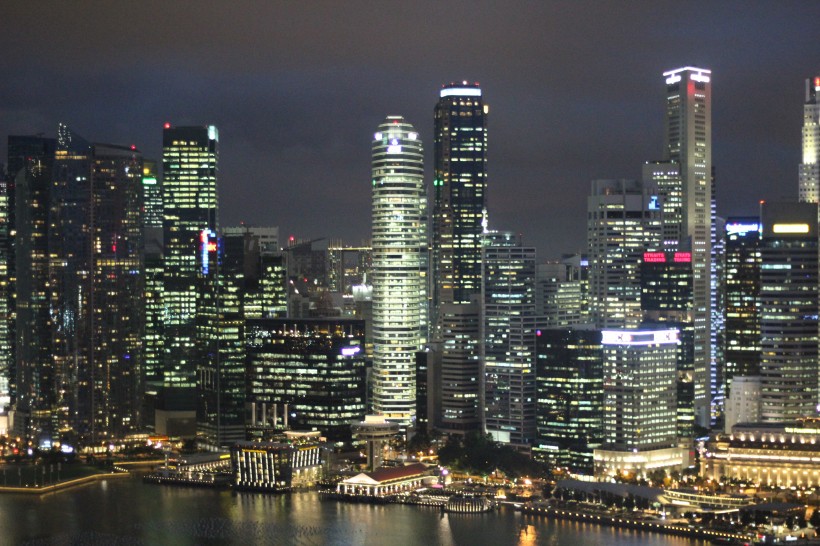 时尚之都新加坡唯美夜景风景图片 4