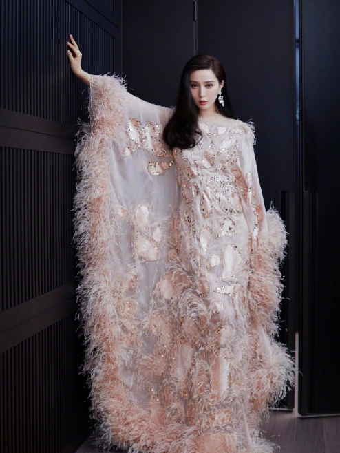 中国美女明星范冰冰高级定制礼服出席活动图片 4