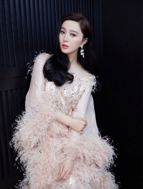 中国美女明星范冰冰高级定制礼服出席活动图片