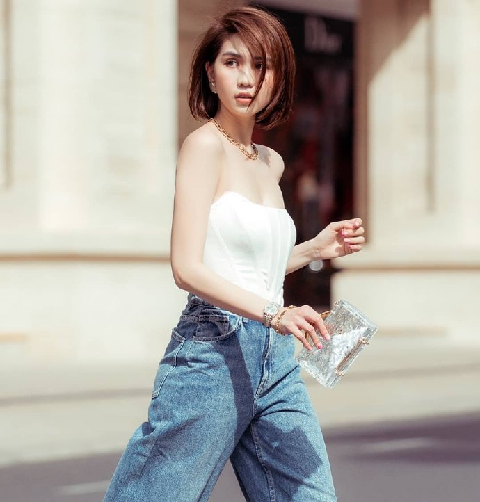 极品越南美女模特Ngọc Trinh街拍图片 6