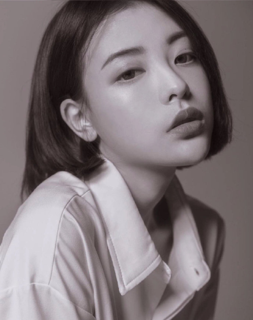 短发女生复古发型清纯mm韩国美女图片 13