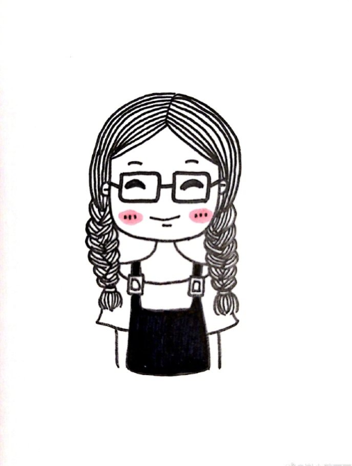 一组小女孩头像图片 可爱女生头像图片谢小胖画画 3