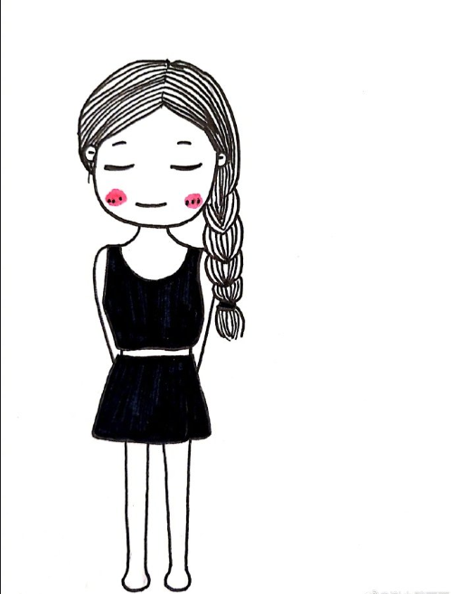 一组小女孩头像图片 可爱女生头像图片谢小胖画画 10
