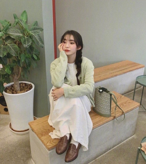 小个子女生的甜美复古色彩搭配参考