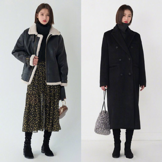欧美范保暖时尚冬日服装搭配参考