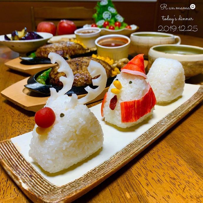 小吃美食卖萌的饭团君图片 9