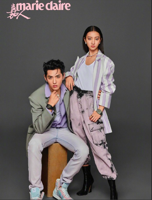 男明星吴亦凡与日本模特木村光希《嘉人Marie Claire》封面图片 3