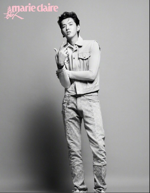 男明星吴亦凡与日本模特木村光希《嘉人Marie Claire》封面图片 6