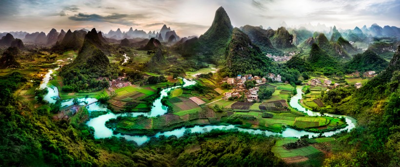 美丽的广西桂林山水自然风景图片
