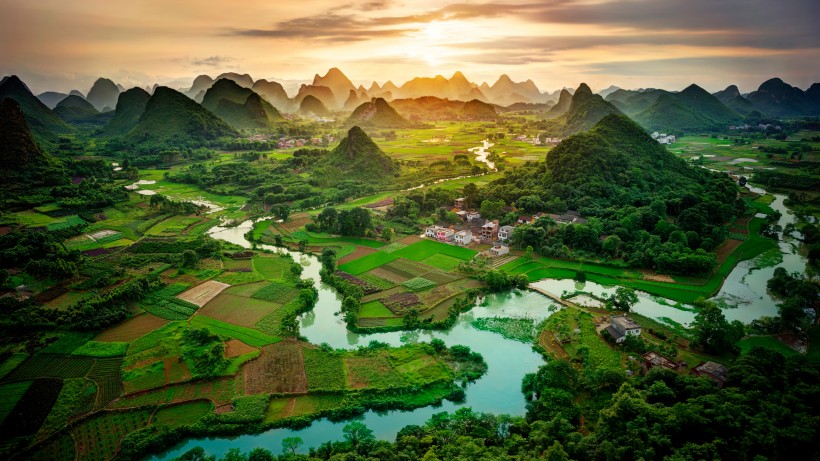 美丽的广西桂林山水自然风景图片