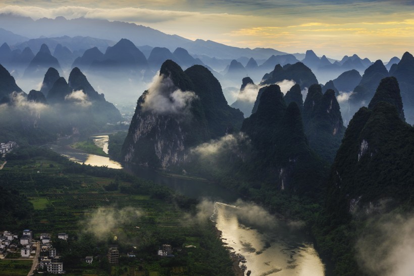美丽的广西桂林山水自然风景图片 3