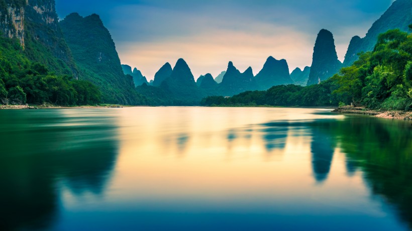 美丽的广西桂林山水自然风景图片 4