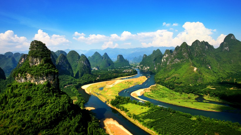 美丽的广西桂林山水自然风景图片 5