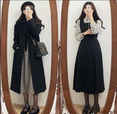 18套温婉复古的冬日气质保暖服装搭配技巧 7
