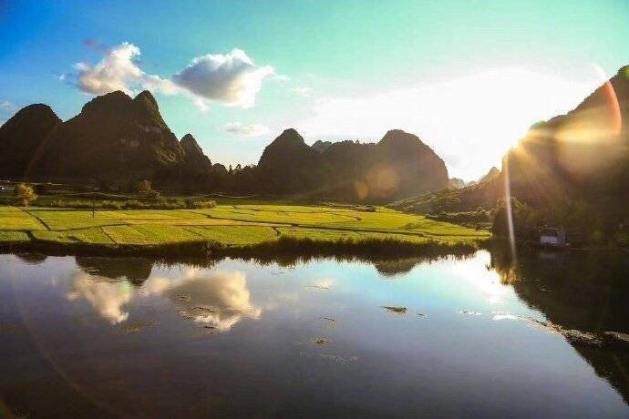 大自然风景靖西山水图片
