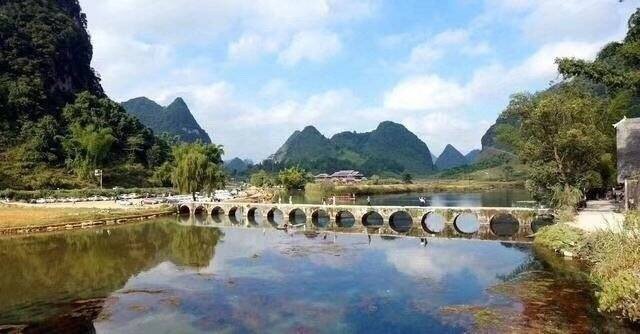 大自然风景靖西山水图片 4
