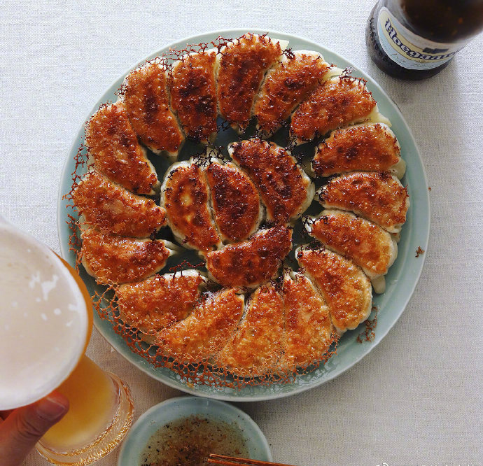 北方小吃超美味的煎饺图片 6