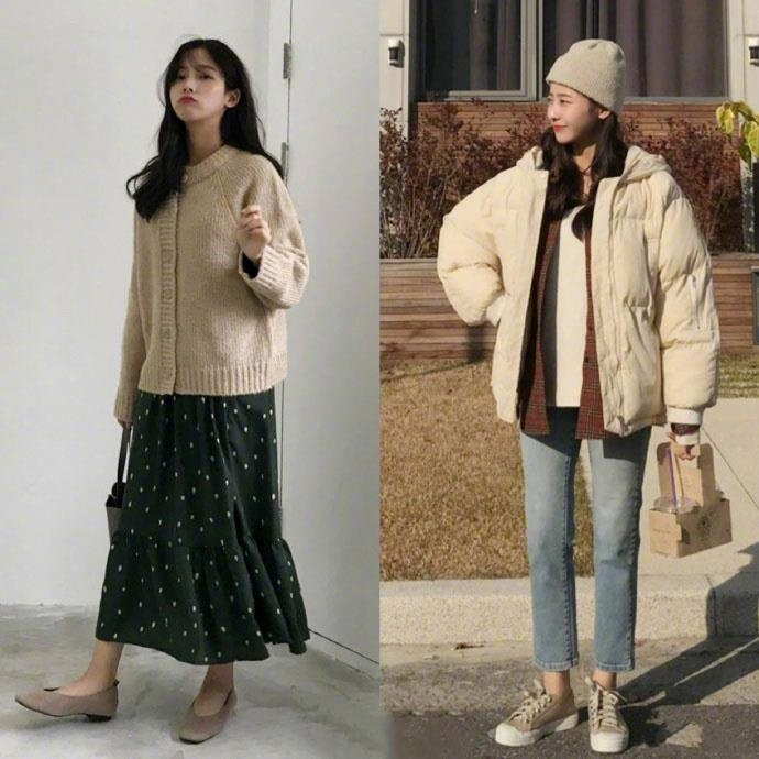 冬日简约保暖穿搭温柔又显气质服装搭配 3