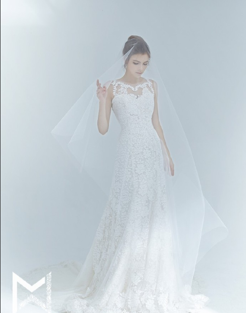 温柔如水的一组个性婚纱礼服图片 4