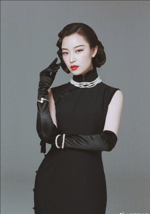 中国美女倪妮穿旗袍民国风情图片 2