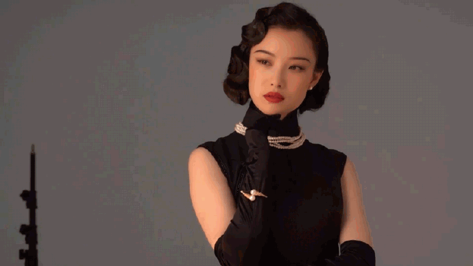 中国美女倪妮穿旗袍民国风情图片 6