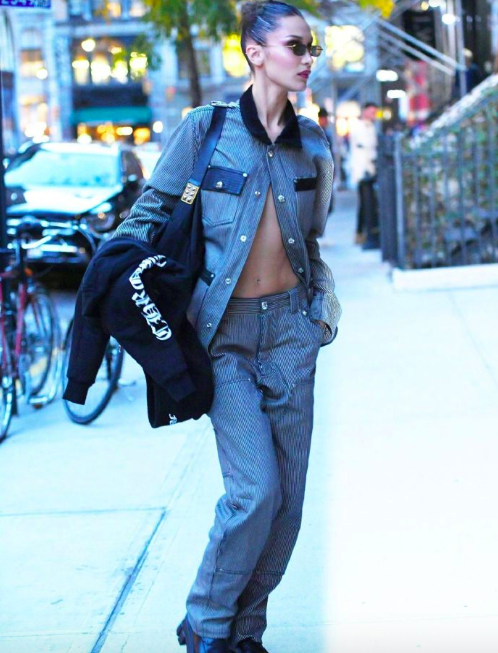 欧美美女模特Bella Hadid2019街拍穿搭图片 4