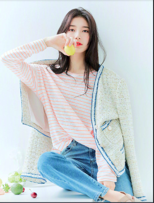 韩国美女明星裴秀智GUESS2020春季画报图片 8