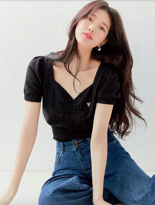 韩国美女明星裴秀智GUESS2020春季画报图片 9