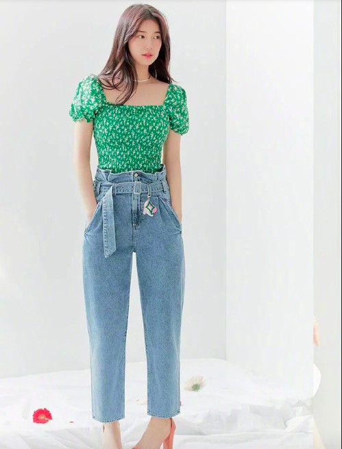 韩国美女明星裴秀智GUESS2020春季画报图片 10
