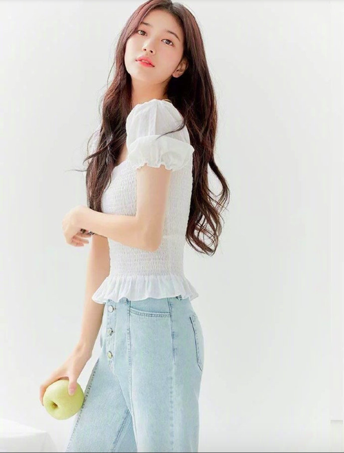 韩国美女明星裴秀智GUESS2020春季画报图片 14