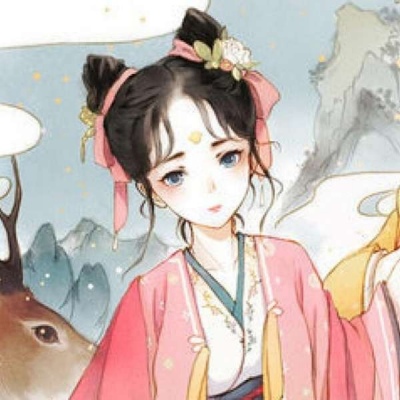 漫画美女头像图片 古风闺蜜头像图片