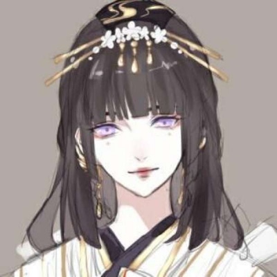 漫画美女头像图片 古风闺蜜头像图片 3