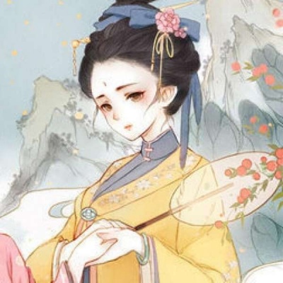 漫画美女头像图片 古风闺蜜头像图片 8