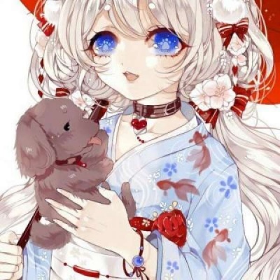 漫画美女头像图片 古风闺蜜头像图片 12