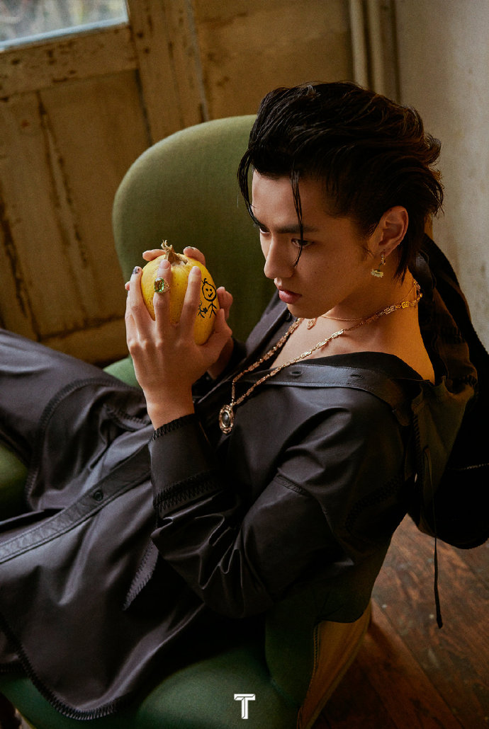 90后男明星吴亦凡《T》新刊帅气写真图片 3