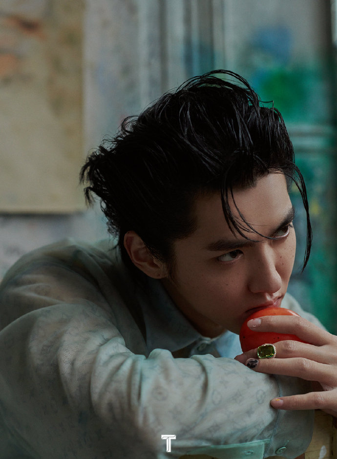 90后男明星吴亦凡《T》新刊帅气写真图片 8
