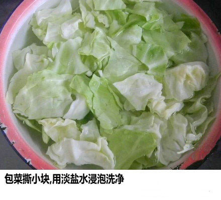 麻辣鲜香的家常菜食谱手撕包菜的做法