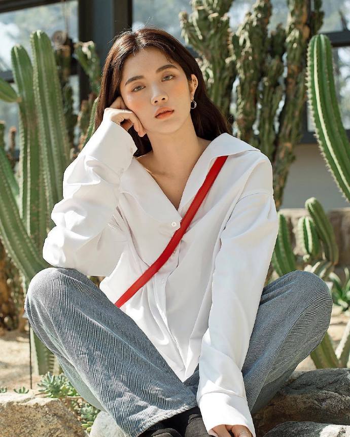 韩国美女闵智媛短发长发都好看 5