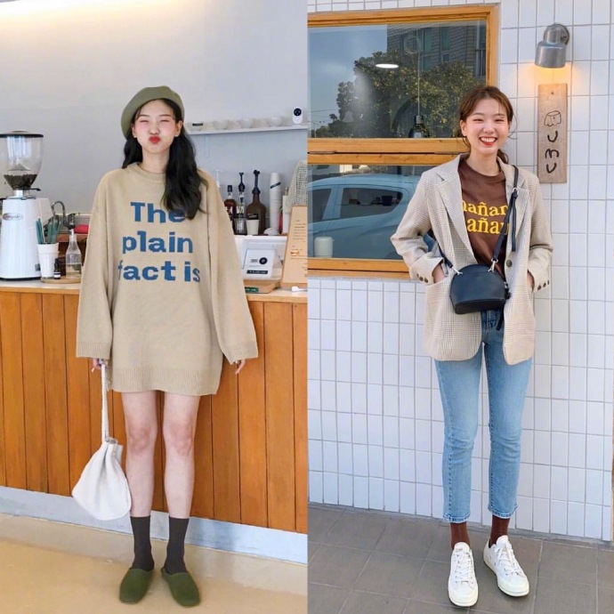 18套初春基础款服装搭配今天穿什么 4