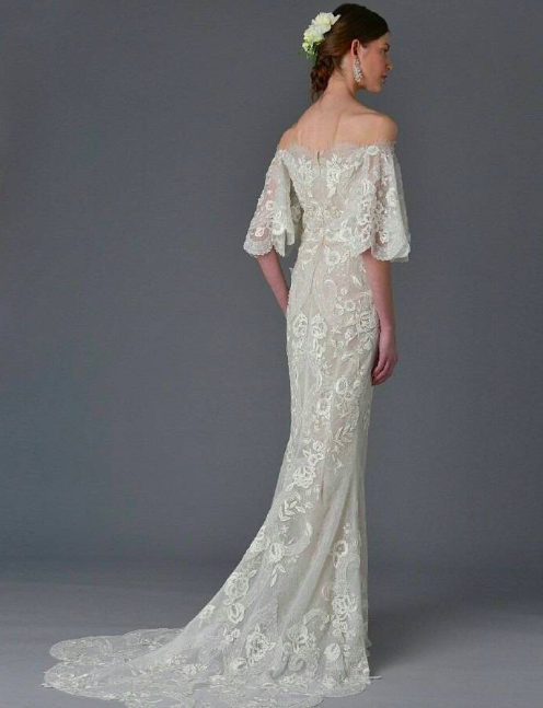 Marchesa Bridal婚纱礼服图片简直就是背影杀手