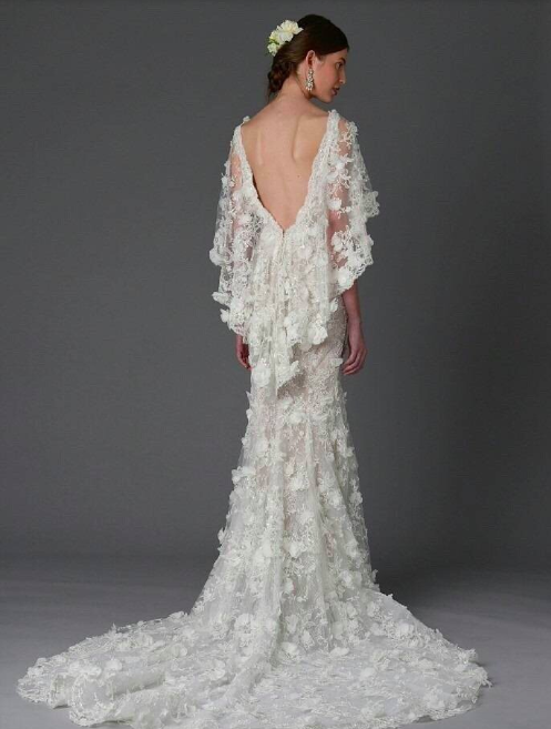 Marchesa Bridal婚纱礼服图片简直就是背影杀手 2