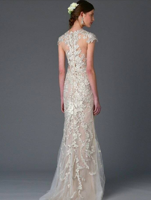 Marchesa Bridal婚纱礼服图片简直就是背影杀手 5