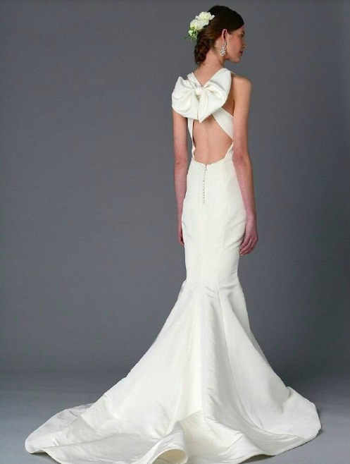 Marchesa Bridal婚纱礼服图片简直就是背影杀手 9