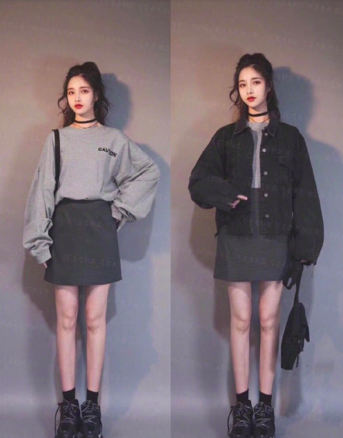 个性女孩的学院风韩系chic服装搭配 8