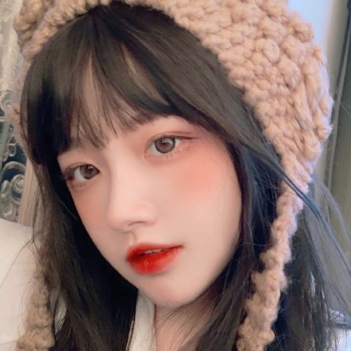 qq清新美女头像图片 认识到自己超级无敌可爱图片 8