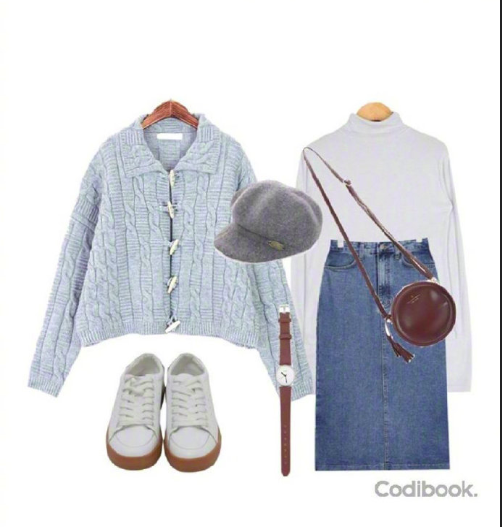 温柔的春天色马卡龙色系服装搭配