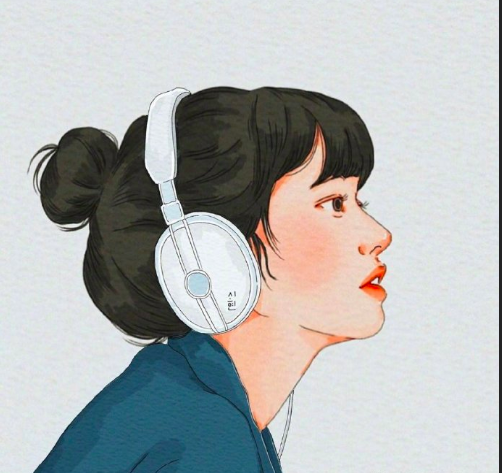 自信优雅的漫画美女头像女生图片 6