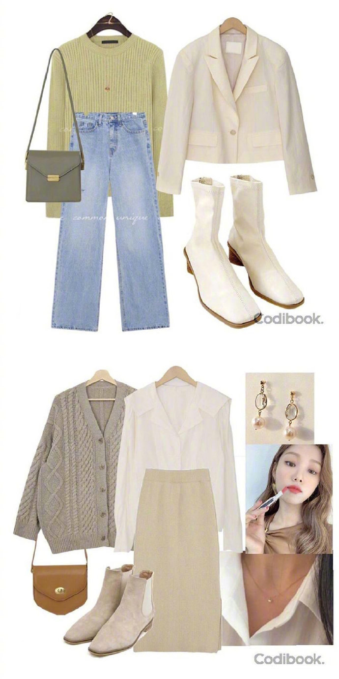 温柔的春天色马卡龙色系服装搭配 2