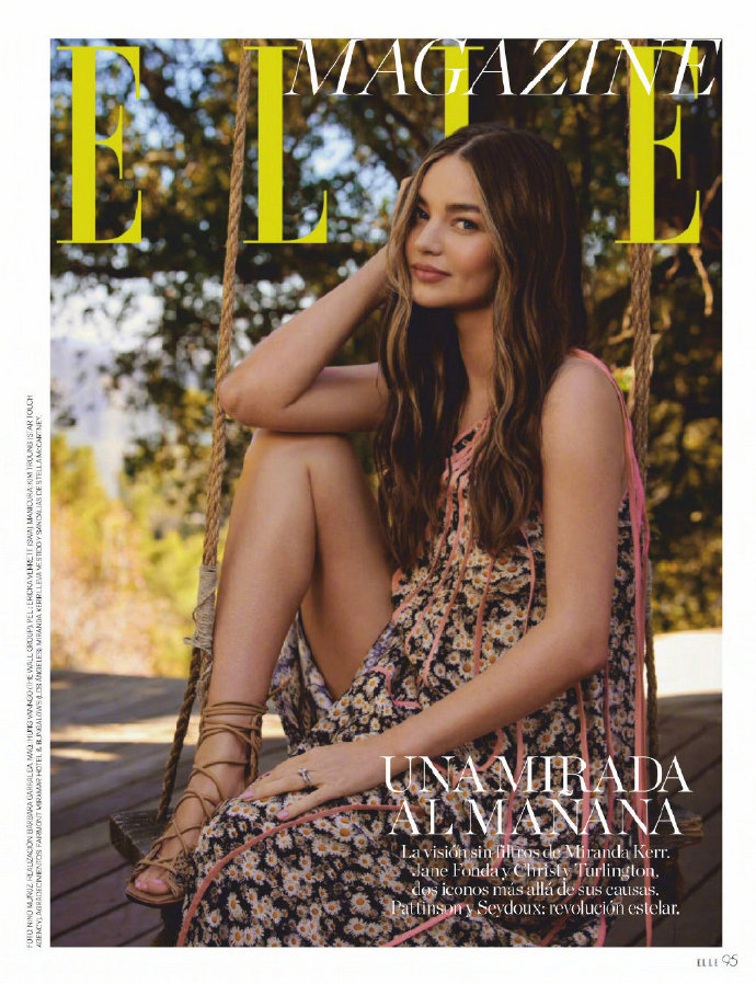 欧美美女明星Miranda Kerr《ELLE Spain》舒适田园系大片 6